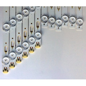 KIT DE LED´S PARA TV (12 PIEZAS) / SAMSUNG BN96-40097A / BN96-40098A / S_5U75_55_FL_R6_REV1.5_150514 / S_5U75_55_FL_L8_REV1.5_150514 / LM41-00135A / LM41-00136A PANEL CY-GK055HGAV5H JW47 / UN55MU6290FXZA AA02 